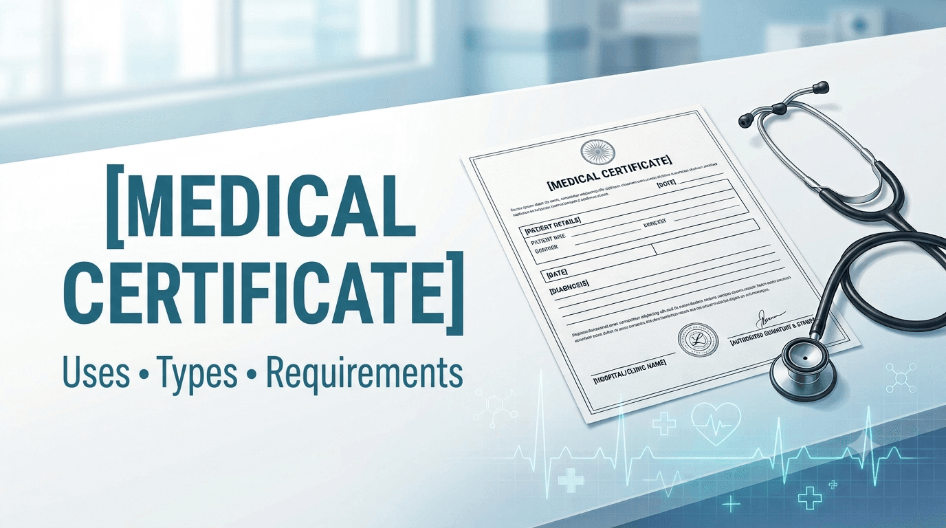 What Is a Medical Certificate? Uses, Types & Requirements