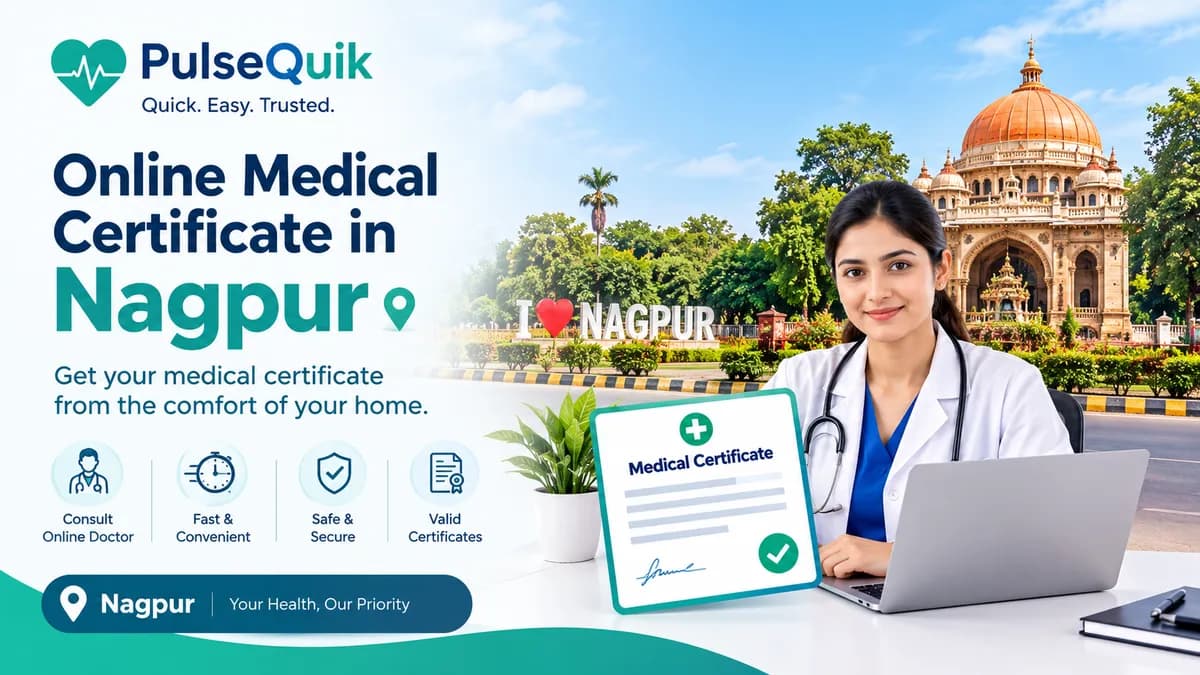 Online medical certificate in Nagpur reviewed by a registered medical practitioner