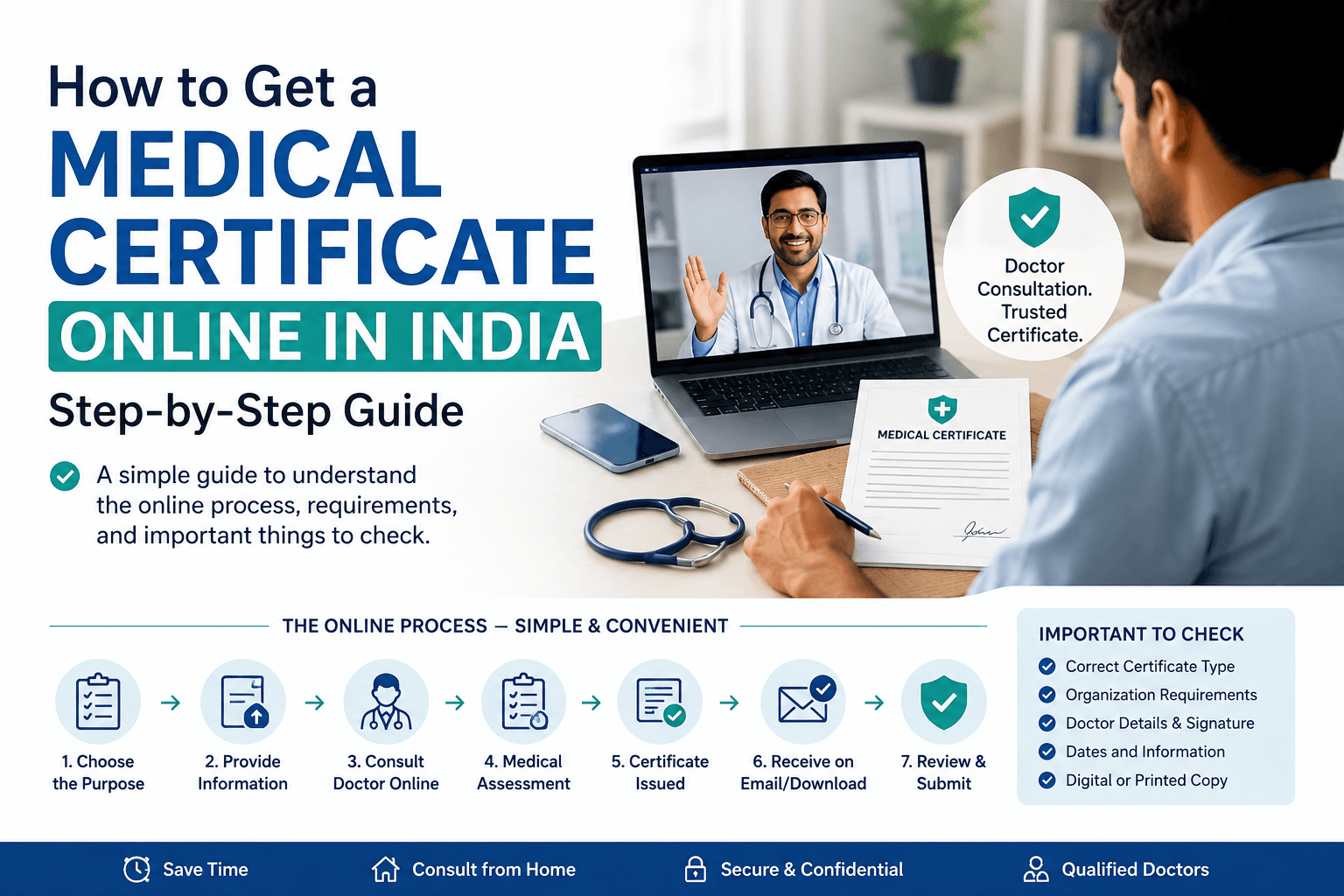 How to Get a Medical Certificate Online in India: Step-by-Step Guide